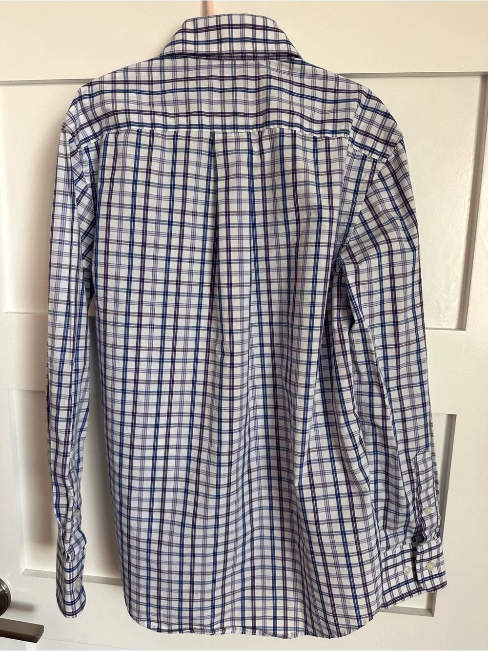 Almost New!Ralph Lauren Boys’ Blue Plaid Button-Down Shirt
